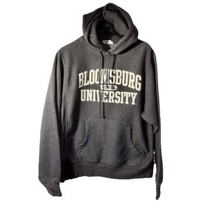 Unisex pro weave Hoodie BLOOMSBURG UNIVERSITY Huskies MV  Sport Cotton Bl Gray
